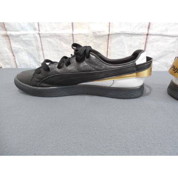 Puma Clyde Speedtribes Black Gold 368636-01 Men's Size 10.5 - Picture 7 of 12